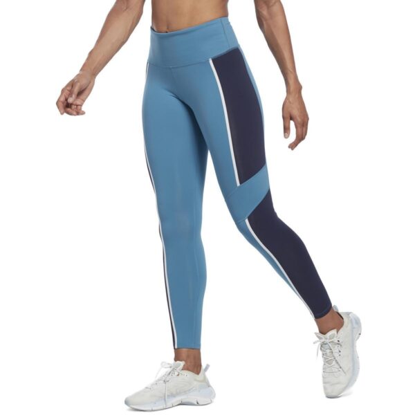 Reebok Womens Blue Fitness Yoga Running Athletic Leggings XS BHFO 8441