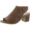 Remonte Womens Maryjane 70 Brown Heel Sandals Shoes 36 Medium (B,M) BHFO 9799