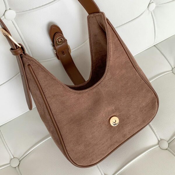 Retro Suede Shoulder Bag For Women Underarm Bag Winter Women's Hobo Bag Purse Tote Bag Commuter Handbag