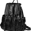 Ro Rox Iris Punk Goth PU Unisex Adult Uni Large Backpack