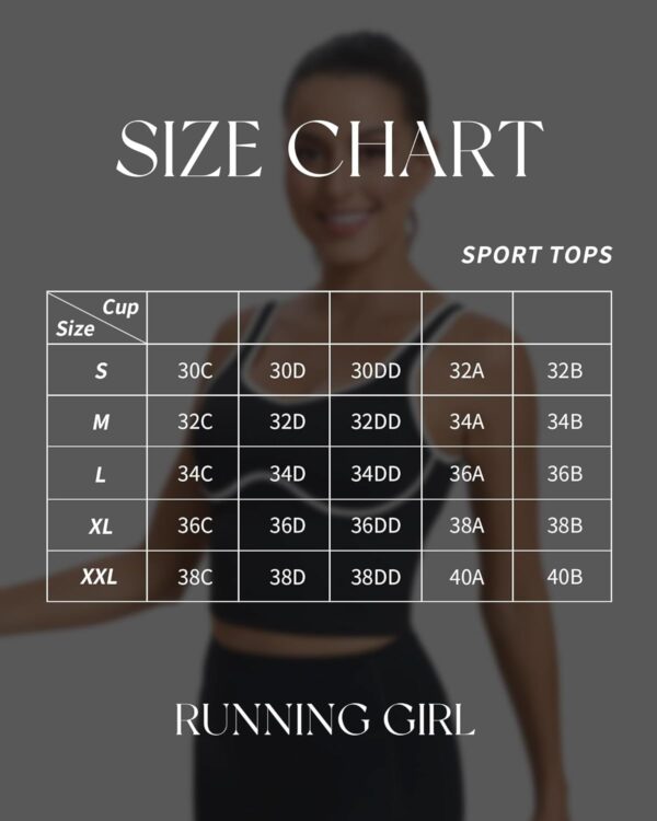 RUNNING GIRL Sports Bras for Women,Longline Workout Crop Tank Tops Padded with Built in Shelf Padded Sports Bra