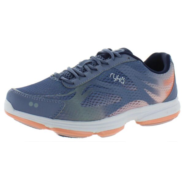 Ryka Womens Devo Plus 2 Blue Walking Shoes Sneakers 8.5 Wide (C,D,W) BHFO 7834