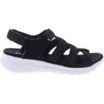 Ryka Womens Iliana Black Open Toe Wedge Sandals Shoes 6 Medium (B,M) BHFO 0041