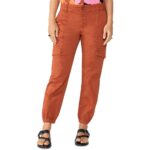 Sanctuary Womens Rebel Orange Mid Rise Deep Pockets Cargo Pants 28 BHFO 8436