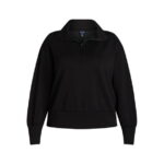 Scoop Women’s & Women's Plus Ultimate ScubaKnit Half Zip Sweatshirt, Sizes XS-4X