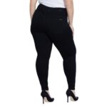 Seven7 Womens Black Knit Denim Jeggings Plus 22W BHFO 6957