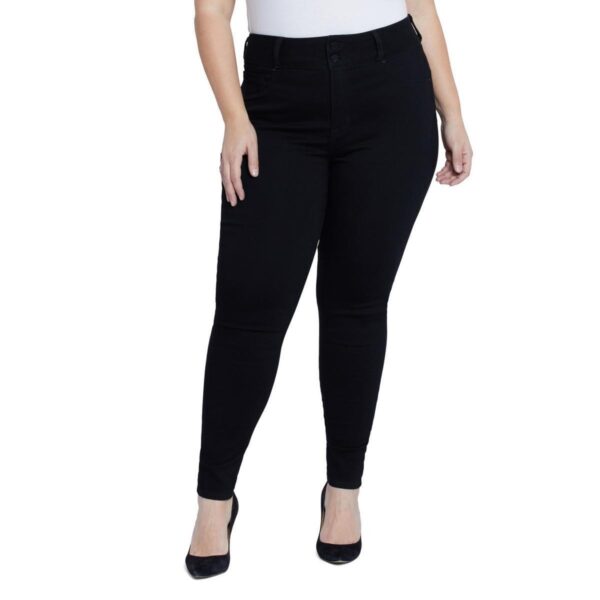 Seven7 Womens Black Knit Denim Jeggings Plus 22W BHFO 6957