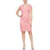 SLNY Womens Pink Lace Knee-Length Office Sheath Dress 8 BHFO 6099