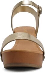 Soda CHIVAS ~ Women's Bold Buckles Studded Wedge Sandal