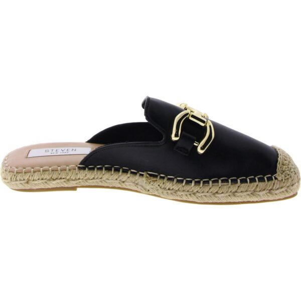 Steven New York Womens EVIE Black Slip On Mules Shoes 6.5 Medium (B,M) BHFO 0281