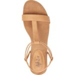 Style & Co. Womens Mulan Beige Wedge Sandals Shoes 10.5 Medium (B,M) BHFO 9870