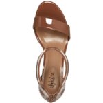 Style & Co. Womens Paycee Brown Dress Sandals Shoes 9.5 Medium (B,M) BHFO 5739