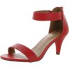 Style & Co. Womens Paycee Red Dress Sandals Shoes 8 Medium (B,M) BHFO 0925