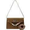 Suede Shoulder Bag Crossbody Suede Purse for Women 2024 Fall Purse Stylish Brown Suede Handbags Satchel Purse