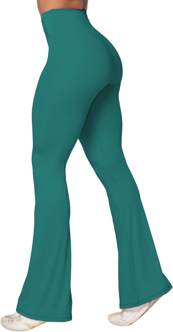 Sunzel Flare Leggings, Crossover Yoga Pants with Tummy Control, High-Waisted and Wide Leg