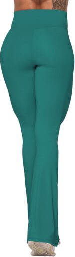 Sunzel Flare Leggings, Crossover Yoga Pants with Tummy Control, High-Waisted and Wide Leg