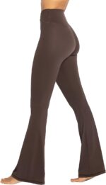 Sunzel Flare Leggings, Crossover Yoga Pants with Tummy Control, High-Waisted and Wide Leg