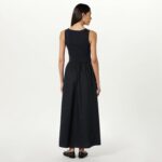 The Drop Women's Dia Mixed Fabric Midi Tank Dress