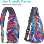 TITECOUGO Small Sling Bag, Lightweight Crossbody Backpack for Men Women, Shoulder Bag for Sports and Outdoor