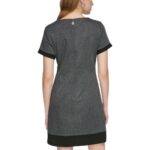 Tommy Hilfiger Womens Gray Business Shift Dress 14 BHFO 9294