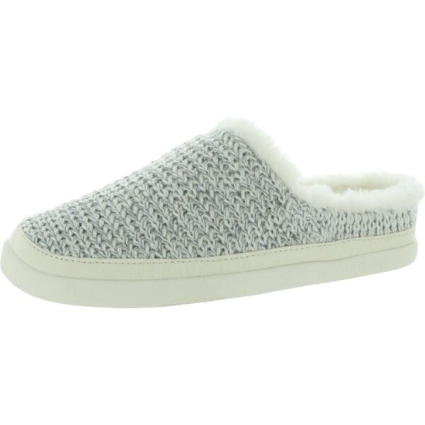 Toms Womens Sage Gray Scuff Slippers Shoes 6.5 Medium (B,M) BHFO 8124