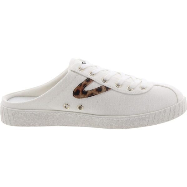 Tretorn Womens Easy Nylite White Slip-On Sneakers 8.5 Medium (B,M) BHFO 1185