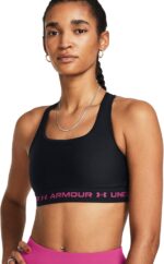 Under Armour Women's Crossback Mid Impact Sports Bra