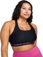 Under Armour Women's Crossback Mid Impact Sports Bra