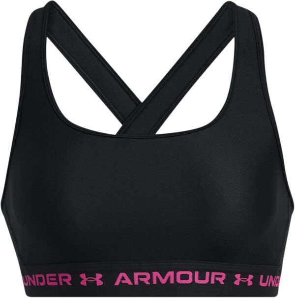 Under Armour Women's Crossback Mid Impact Sports Bra