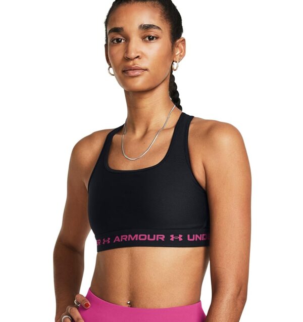 Under Armour Women's Crossback Mid Impact Sports Bra