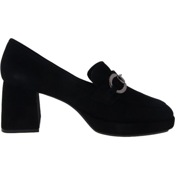 VANELi Womens Vayle Black Buckle Block Heels Shoes 10 Medium (B,M) BHFO 9012