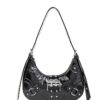 Verdusa Women's Studded PU Leather Clutch Shoulder Tote Handbag Adjustable Strap Boho Bags