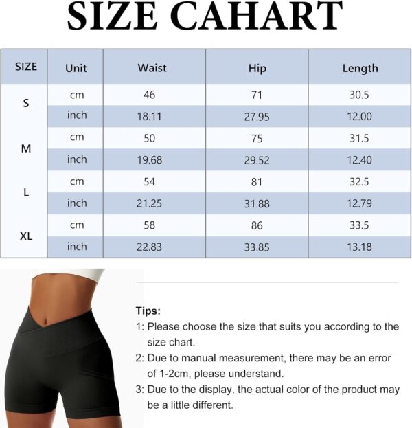 Vertvie Women's Workout Gym Shorts Booty V Cross Spandex Yoga Biker Shorts Scrunch Butt High Waisted Athletic Leggings