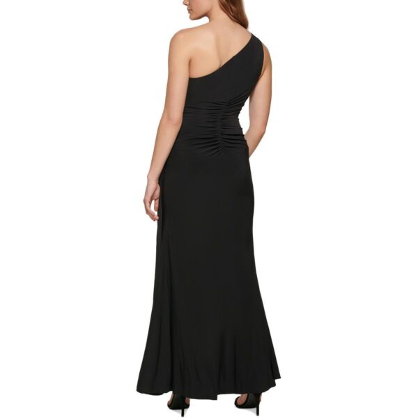 Vince Camuto Womens Black One Shoulder Formal Evening Dress Gown 6 BHFO 0392