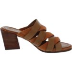 Vince Camuto Womens Deljesta Orange Block Heels Shoes 6.5 Medium (B,M) BHFO 4592