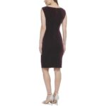 Vince Camuto Womens Purple Velvet Midi Formal Bodycon Dress 2 BHFO 0783