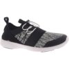 Vionic Womens Alaina B/W Slip On Sneakers Shoes 5 Wide (C,D,W) BHFO 7526