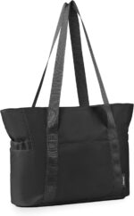 Waterproof Beach and Yoga Tote Bag for Women with Zipper and Mat Strap - Sandproof, Perfect for Beach Days and Yoga