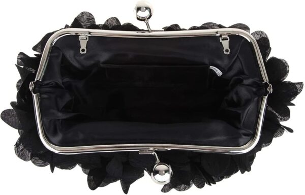 Women Clutch Evening Bag Small Floral Purses with Chain for Wedding, Party, Prom