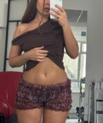 Women Leopard Bloomer Shorts Y2k Frill Lace Trim Shorts Sexy Cheetah Print Boy Shorts Smocked Ruched Micro Shorts Bottoms