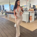 Women Sexy V Neck Bodycon Sweater Dress Knitted Halter Backless Hollow Out Waist Maxi Dress Party Club Long Dresses