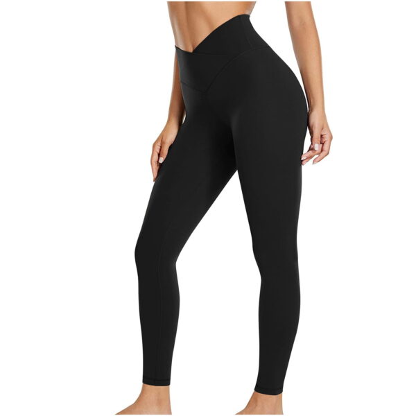 Womens Leggings High Rise Compression Leggings for Women Soft Yoga Trousers Workout Exercise Sports Pants