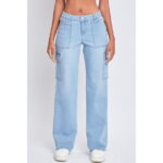 Women's Low Rise Relaxed Cargo Jeans