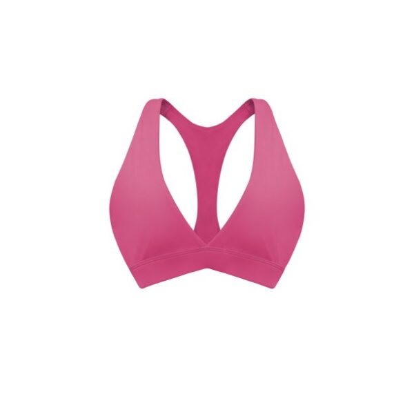 YESGG Sports Bra for Women V-Neck Racerback Yoga Bra Padded Workout Gym Athletic Fitness Bras