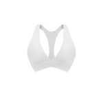 YESGG Sports Bra for Women V-Neck Racerback Yoga Bra Padded Workout Gym Athletic Fitness Bras