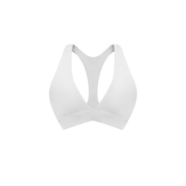 YESGG Sports Bra for Women V-Neck Racerback Yoga Bra Padded Workout Gym Athletic Fitness Bras