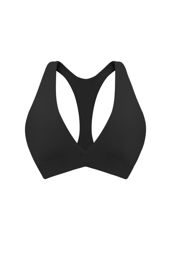 YESGG Sports Bra for Women V-Neck Racerback Yoga Bra Padded Workout Gym Athletic Fitness Bras