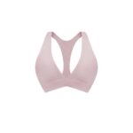 YESGG Sports Bra for Women V-Neck Racerback Yoga Bra Padded Workout Gym Athletic Fitness Bras