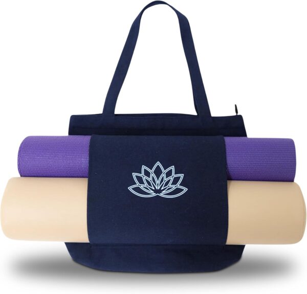 Yoga Mat Bag Carrier - Yoga Mat Bag for Women - Workout Bag for Women - Yoga Mat Holder - Gym Tote Bag for Women - Yoga Bag for Mat - Yoga Bags and Carriers Fits All Your Stuff...