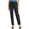 Anne Klein Womens Navy Straight Leg Mid Rise Trouser Pants 4 BHFO 1887